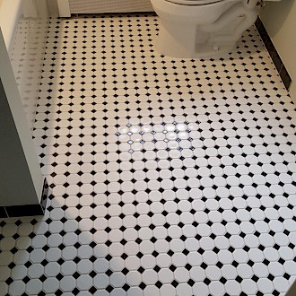 Subway Tile Bathroom Remodel in A2